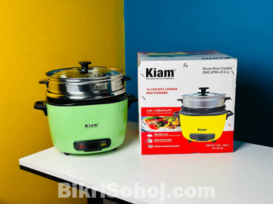 Kiam 2.8 ltr Double pot Rice cooker